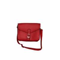 Geanta cu bereta pentru umar, 26 x 20 x 7 cm, rosu, Vivo