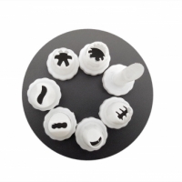 Set decorare prajituri si torturi, 8 capete de tub, HY2006