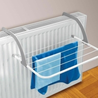 Uscator de haine pentru calorifer, alb, 2.5 m, 4319