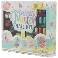 Set de manichiura pentru fetite, Pastel Nail Kit, Grafix, R03-0071-A