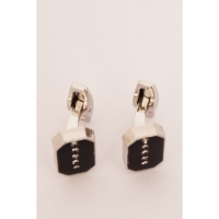 Set butoni camasa, cu cristale, Negru, Ryan Keeper, S2