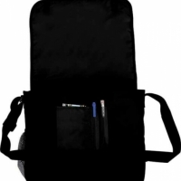 Geanta de umar, sport, negru/verde, 53X25X29cm,Vivo MESSENGER