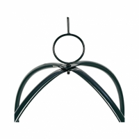 Suport Flori pentru Gradina, Forma de Obelisc, din metal, 190 x 39 cm, verde inchis, Kingfisher, WGO