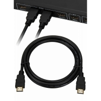 Cablu HDMI de mare viteza cu functie Ethernet, conector HDMI 1M, negru, FD0106-GB
