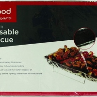 Set gratar de unica folosinta cu carbune, 48 x 30 x 6 cm, BBQ176