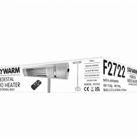 Incalzitor terasa cu telecomanda, 1500W, F2722