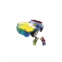 Set de construit masina de curse cu lumini LED, 248 piese, Street Racer, 26-2901