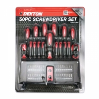Set de surubelnite cu varf magnetic, 50 bucati, Dekton, DT65259