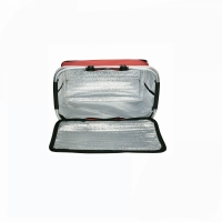 Cos picnic termoizolant, pliabil, rosu, 43 X 24 X 23 cm, HS041, Vivo