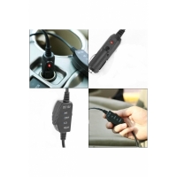 Husa scaun auto cu incalzire electrica 12V, negru, LPC1301