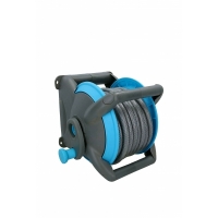 Furtun de gradina cu suport, 15M, gri/albastru HP-122