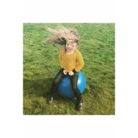 Minge gonflabila de sarit pentru copii, albastru, 60 cm, BB-SH153