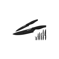 Set cutite Herzberg 6 piese,negru, HG-KL6BMR