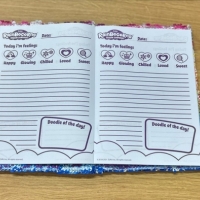 Jurnal cu paiete, set artizanat, Rainbocorn, 81-0001