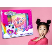 Jurnal cu paiete, set artizanat, Rainbocorn, 81-0001