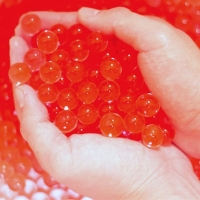 Bile decorative din gel, rosu,Vivo