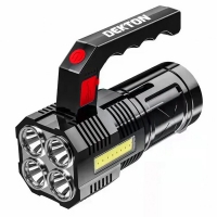 Lanterna reincarcabila cu LED-uri de mare putere, functii multiple, IPX4, Dekton, DT50622