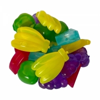 Set 20 cuburi de gheata in forma de fructe, reutilizabile, multicolor, Vivo 19486