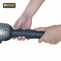 Umbrela de protectie solara pentru gradina, diametru de 2.7 m, gri, Vivo, PU27