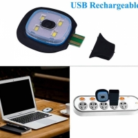Caciula unisex cu LED reincarcabil, galben, marime universala, Vivo BB-HL168