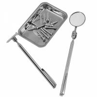 Set de 3 instrumente magnetice, oglinda-, magnet telescopic, vas magnetic, Dekton DT60730