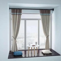 Bara telescopica pentru perdea 85-140 cm, M, negru, SCL01-BLACK-M