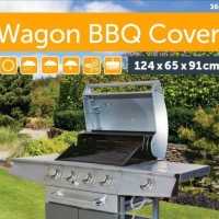 Husa de protectie pentru gratar BBQ de gradina, verde, 124 x 65 x 91 cm, MyGarden, 3664