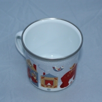 Cana emailata cu model de 