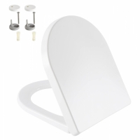 Capac toaleta cu inchidere silentioasa, alb, Vivo WTS-070