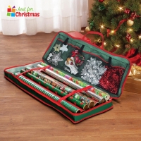 Geanta de depozitare accesorii de Craciun, 82 x 34 x 13 cm, verde, Bright&Homely BH074