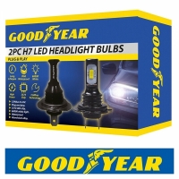 Set 2 becuri auto LED H7 3570, 6000K, 30000LM, 200W, 9-24V, Goodyear, GY904021