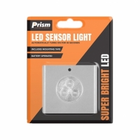 Lampa LED cu senzor de miscare, autoadeziv, gri, Prism, ELE-2672/OB