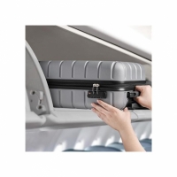 Troler cabina avion, cu carcasa rigida, TSA, 52cm x 35cm x 20cm, gri, Vivo, SC20-GREY