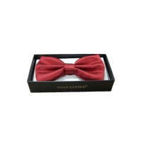 Set papion si batista pentru sacou, rosu, 12 x 6.5 cm, Ryan Keeper