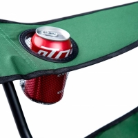 Set doua scaune camping / pescuit, pliabile, verde, 96 x 54 x 86 cm, Vivo AC03