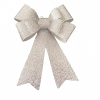 Funda mare cu sclipici si LED, 40 x 30 cm, argintiu, Vivo CRB-SILVER