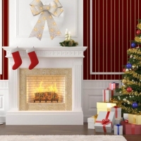 Funda mare cu sclipici si LED, 40 x 30 cm, argintiu, Vivo CRB-SILVER