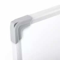 Set tabla magnetica de perete cu magneti, burete si markere, Otel/PP/Aluminiu, 50x40 cm, alb, Vivo TK0127