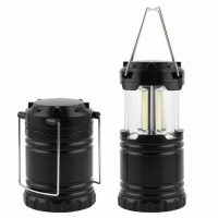 Lanterna pliabila LED camping, 260 lumeni, negru, Vivo RT349