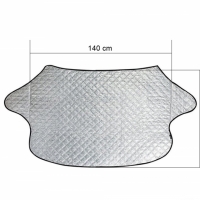 Parasolar pentru protectie parbriz, vara-iarna, 140 x 90 cm, argintiu, Vivo YX-XD02-B