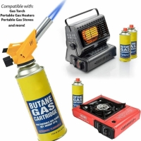 Set cartuse gaz butan pentru camping, 4 bucati, 227gr, Marksman, 68238C