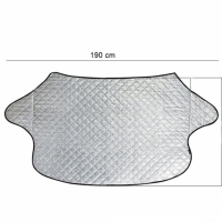 Parasolar pentru protectie parbriz, vara-iarna, 190 x 94 cm, argintiu, Vivo WC402
