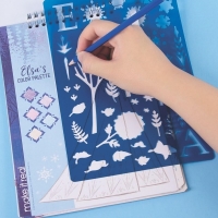 Carte de colorat Frozen cu autocolante si sabloane, 4207