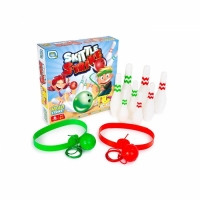 Joc de societate Skittles Strike, cu 8 popice din plastic, R05-0704