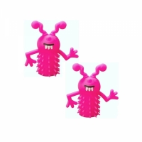 Set 2 marionete degete Monster, pink, 5 cm, Vivo MONSTER-PINK3