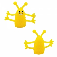 Set 2 marionete degete Monster, 5 cm, galben, Vivo MONSTER-YELLOW1