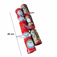 Pachet cadou pentru familie, 6 Crackers Merry Christmas, RMS 1351187-XMAS