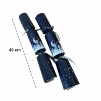Pachet cadou pentru familie, 6 Crackers, albastru inchis, RMS 1351187-BLUE