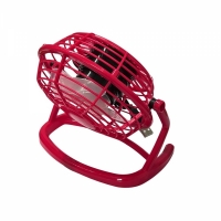 Ventilator de masa, cu USB, diametru 14 cm, rosu, Vivo T1527-RED