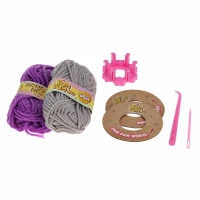 Kit de realizat pompoane, 13 piese, multicolor, R06-0067-A